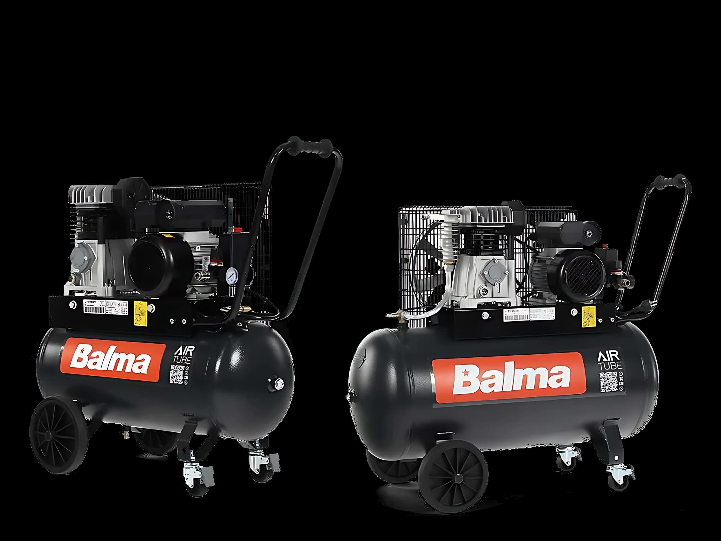 Balma NS12S belt-driven piston compressors