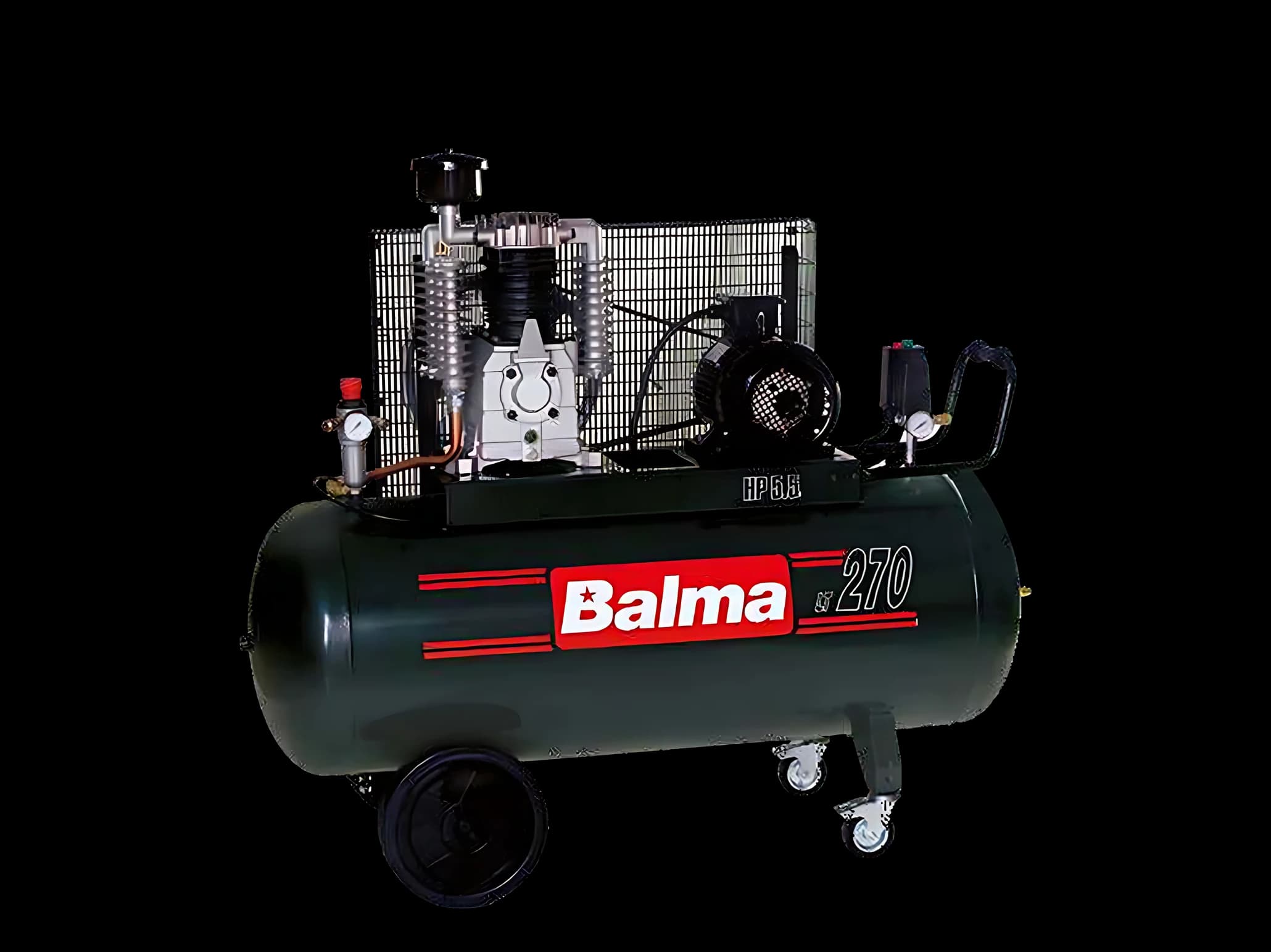 Balma NS39 and NS59S two-stage piston compressors