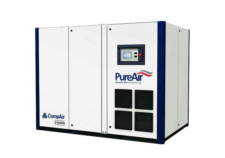 CompAir DX90–DX160 oil-free screw compressor