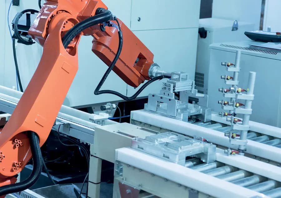 Industrijski robot na proizvodni liniji