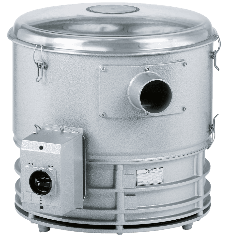 Elmo Rietschle F-CEVF (29) multistage radial blower with low filter vessel and dust separator
