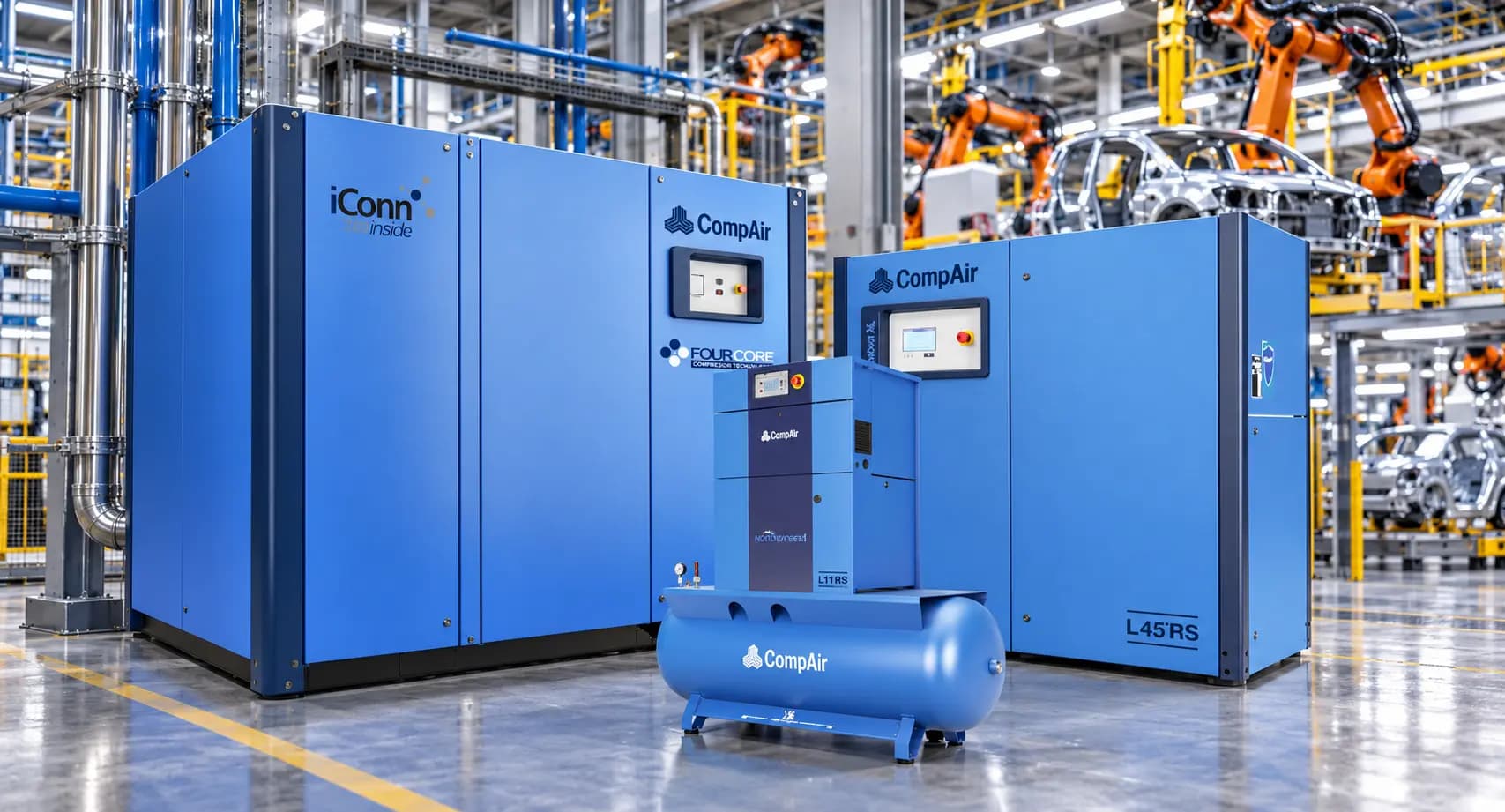 CompAir L-Series screw compressors