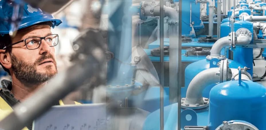 Inspection of pressure equipment in a compressor station