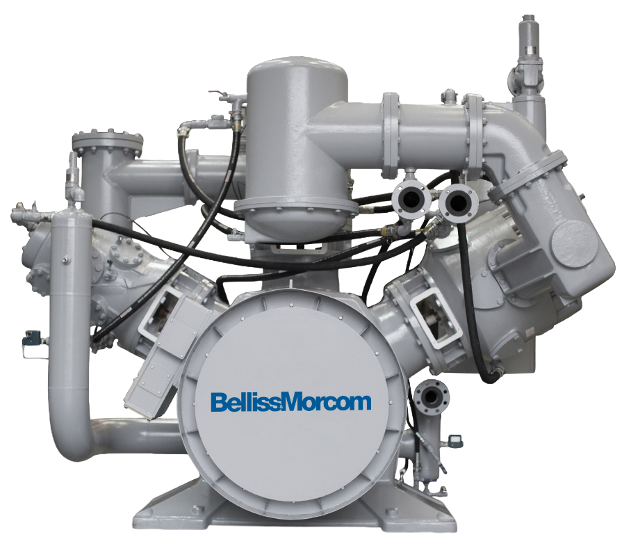 Belliss & Morcom VM250 serija brezoljnih, vodno hlajenih batnih kompresorjev