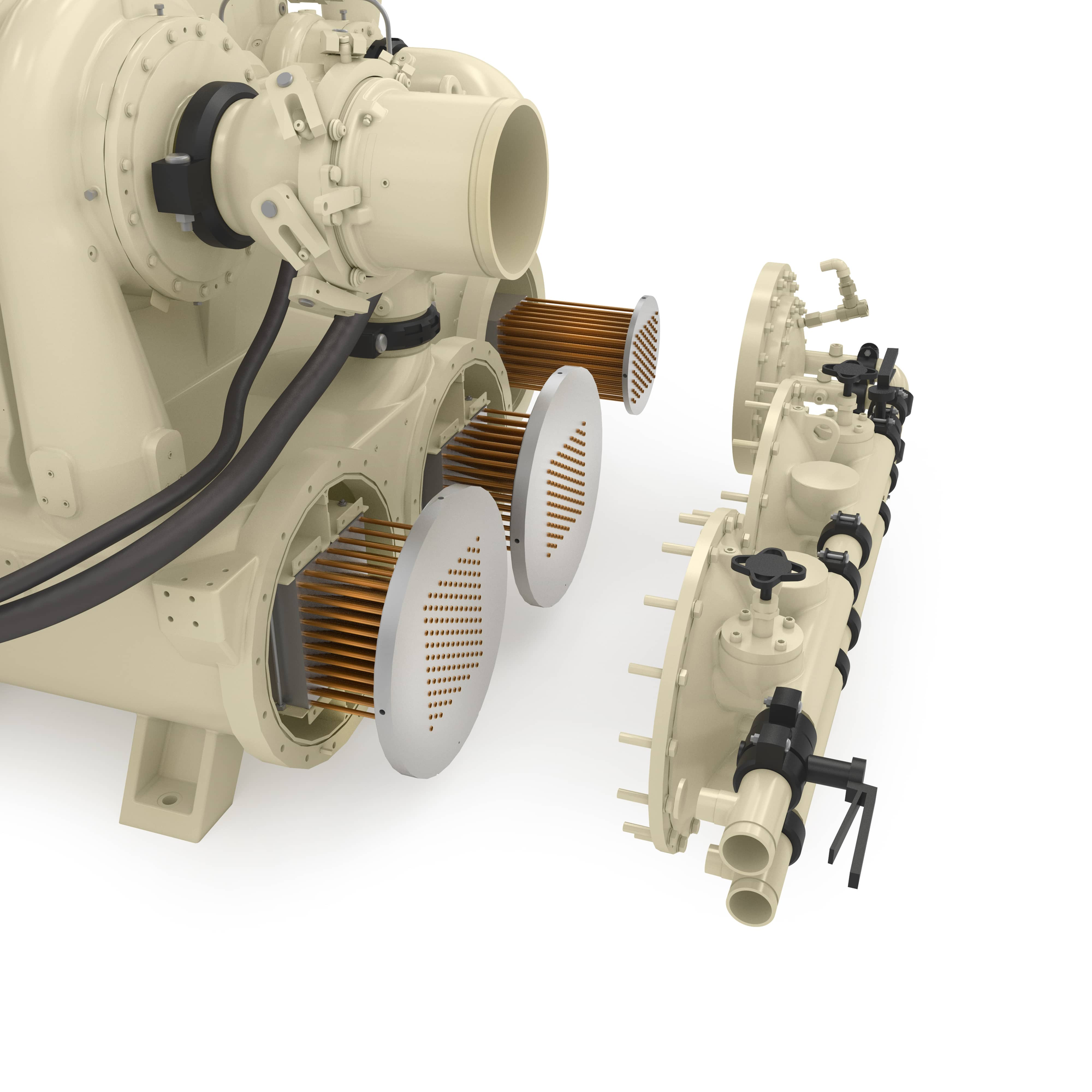 Cooling system of a centrifugal compressor